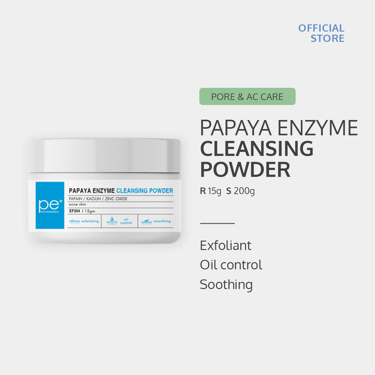 EF304 Papaya Enzyme Cleansing Powder